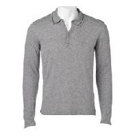 Knitted Full Sleeve Polo T-Shirt