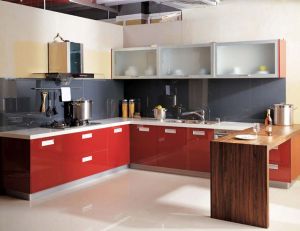 Melamine Coating Kitchen Shutter