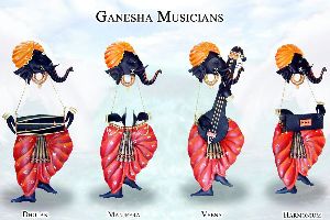 Ganesh Musician Set