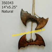 halloween wooden bat