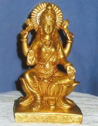 Brass Laxmi Statue