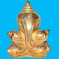 Ganesh Shankh, Brass Handle