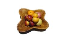 wooden fruit plate
