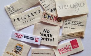 cotton printed labels