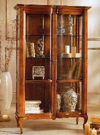 wooden showcases