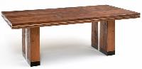contemporary wooden dining table