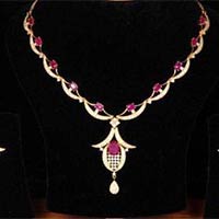 American Diamond Necklace Set