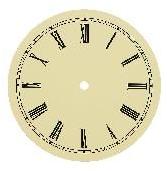 brass clock dials