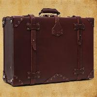 leather suitcase