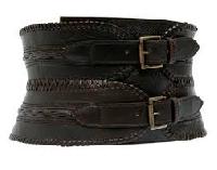 wide leather belts