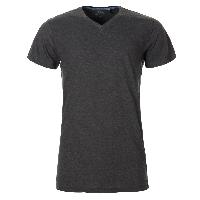 100% Cotton Plain V-neck T-shirts