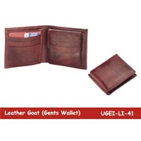 Goat Leather Mens Wallet