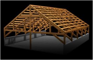 Wooden Roofing Structure