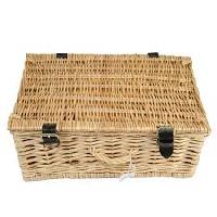 wood veneer hamper baskets