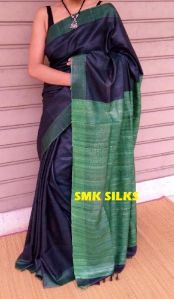 TASAR GHICHA ERI PURE SILK SAREE