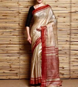 Tussar Ghicha Silk Sarees