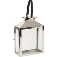 Stainless steel metal candle lantern