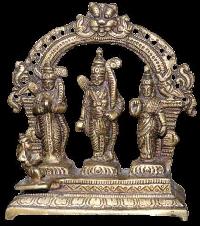 Brass Ram Darbar Statue