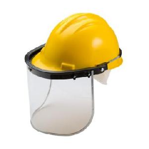 Face Shield with Helmet
