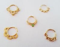 Gold Nose Rings