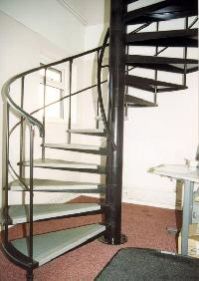 steel stairs