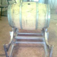 Wine Barrel Stands