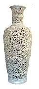 carved marble flower vase