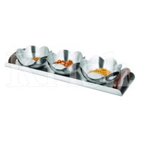 3 Pcs Flora Bowl Snack Tray Set