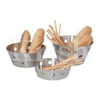 Heavy Bread Basket with Round Cutting