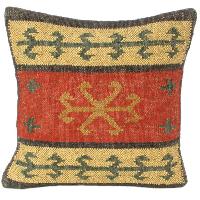 wool jute cushions