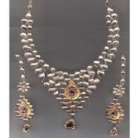 Kundan Meena Necklace