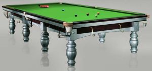 SILVER LEGS SNOOKER TABLE