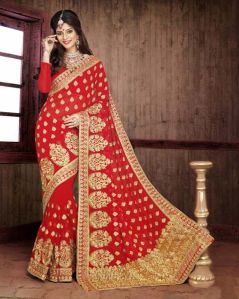 Chiffon Bridal Lehenga Sarees