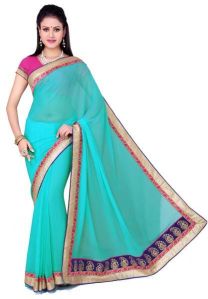 Chiffon Embroidered Sarees