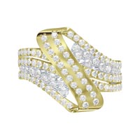 Shish Jewels CZ Diamond Stud Sterling Silver Ring For Her