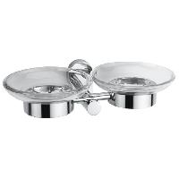double soap dish holder