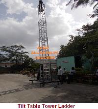 Tiltable Tower Ladder