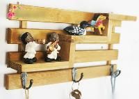 wooden key hangers