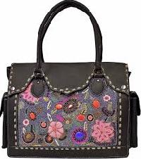 hand embroidered leather bags