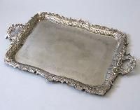 antique silver tray