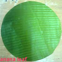 Banana Leaves, Cutted Banana Round Leaf