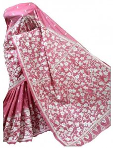 Stitched Silk Kantha Sarees
