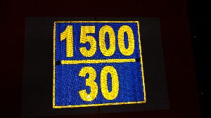 Retro Reflective Number Plate