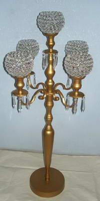 Gold Plated Candle Holders