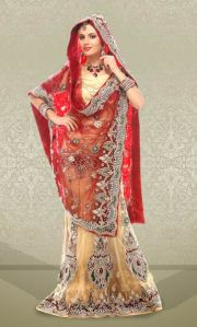 Splendorous Beige Lehenga Choli