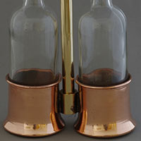 Copper Bottle Stand