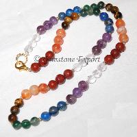 Seven Chakra Stones Necklace