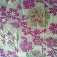 Chanderi Cutwork Brocade Fabric