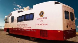 blood donation van