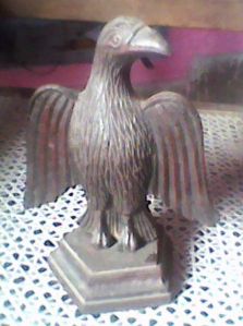 Wooden Eagle Statue